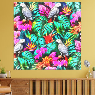Toile Motif de surface sans couture Jungle Dreams avec p
