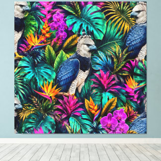 Toile Motif de surface sans couture Jungle Dreams de l'A