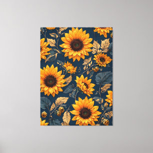 Toile Motif de tournesol Majestic Art