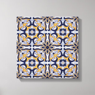 Toile Motif en tuiles portugaises