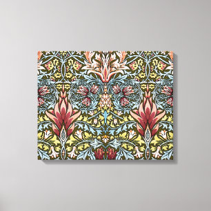 Toile Motif floral à tête de serpent de William Morris