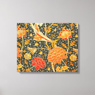 Toile Motif floral vintage William Morris Cray