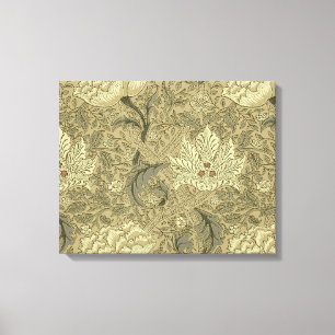 Toile Motif floral William Morris Windrush : Vintage
