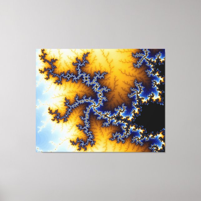 Toile Motif fractal (Recto)