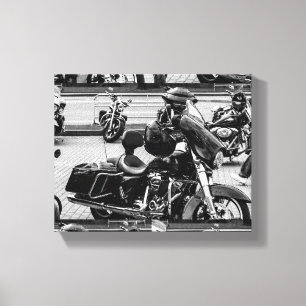 Toile Moto Motorbike Bikers Ride Riders Détails