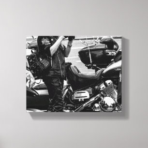 Toile Motorcycle Motorbike Biker Ride Détails sur le cyc