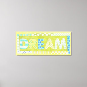 Toile Mots inspirants de Megan Meagher   Rêve