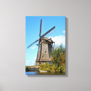 Toile moulin néerlandais