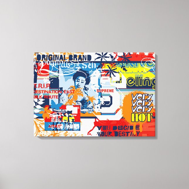 Toile Mouvement de la culture pop (Recto)