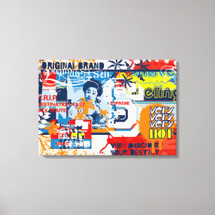 Toile Mouvement de la culture pop