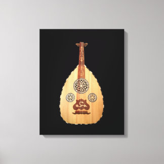 Toile Moyen-Orient Lute Elegant Oud