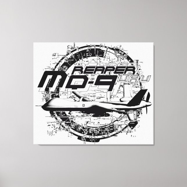 Toile MQ-9 Reaper (Recto)