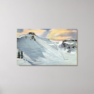 Toile Mt. Baker, Washington - Vue du ski de Mt. Baker