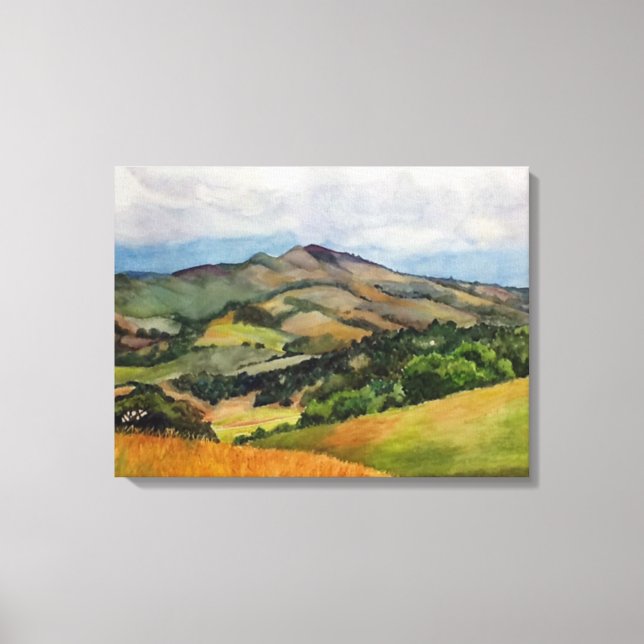Toile Mt. Diablo California  (Recto)