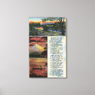 Toile Mt Hood de Lost Lake View