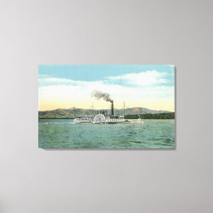 Toile Mt Washington Steamer, Ossipee Range View