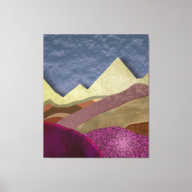 Toile Mulberry Mountains (Recto)