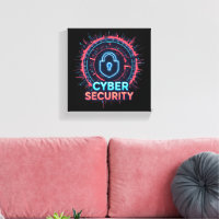 Toile murale d'expert en cybersécurité