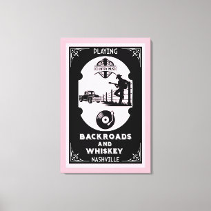 Toile Musique de country romantique classique