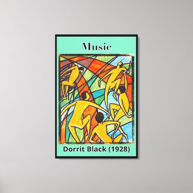 Toile Musique de Dorrit Black (1928) (Recto)