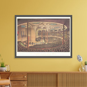 Toile Musique vintage, Jenny Lind, chanteuse d'opéra sué