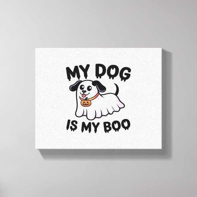 Toile My Dog Is My Boo Shirt - Drôle Dog Lover Don 2025 (Recto)