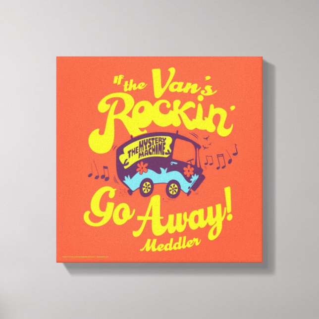 Toile Mystery Machine "Si le Rockin du Van'..." (Recto)