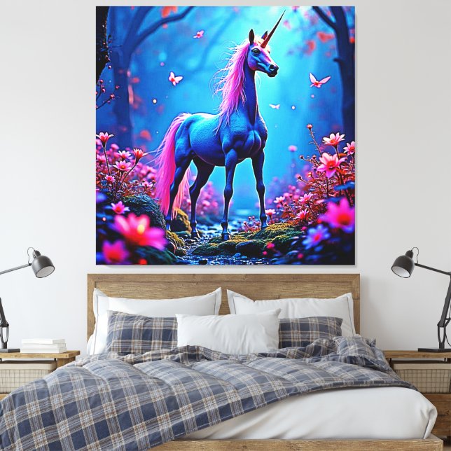 Toile Mystical Fantasy Unicorn Art (Insitu(Chambre))