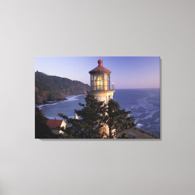 Toile NA, USA, Oregon, Heceta Head Lighthouse, (Recto)