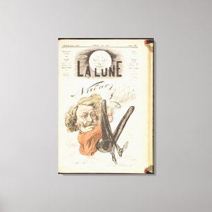 Toile Nadar (1820-1910) page de titre de 'La Lune', publ