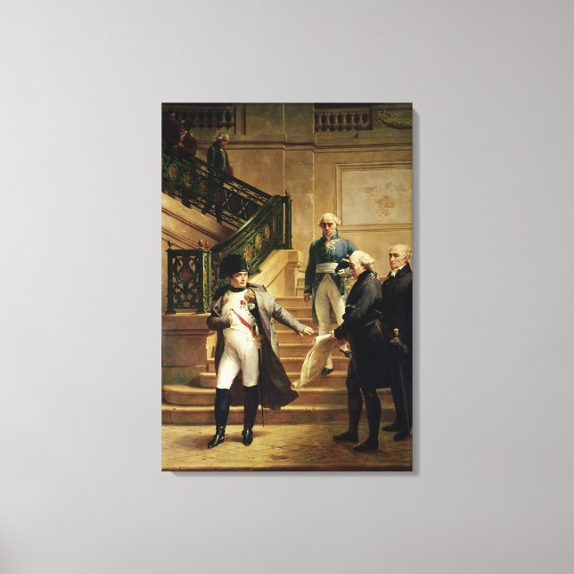 Toile Napoléon I au Palais Royal (Recto)