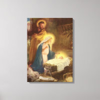 Nativité de Noël Vintage, Marie Joseph Bébé Jésus