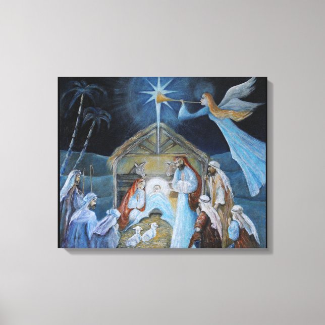 Toile Nativité Noël (Recto)