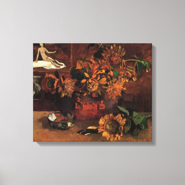 Toile Nature morte à l'Espérance (Espoir) de Paul Gaugui (Recto)