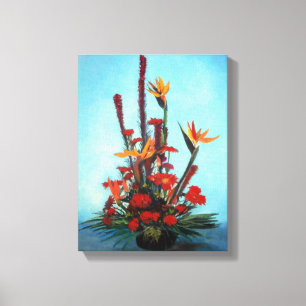 Toile Nature morte de fleurs/Still life of flowers