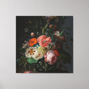Toile Nature morte de maître hollandais vintage Rachel R