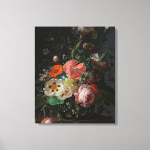 Toile Nature morte de maître hollandais vintage Rachel R