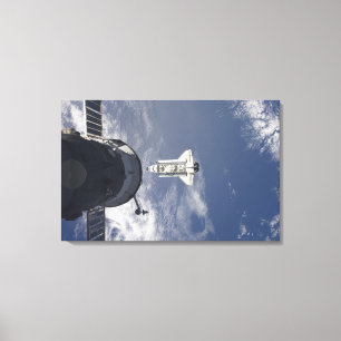 Toile Navette spatiale l'Atlantide et un vaisseau