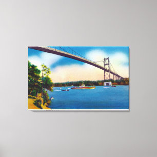 Toile Navire de marine des USA