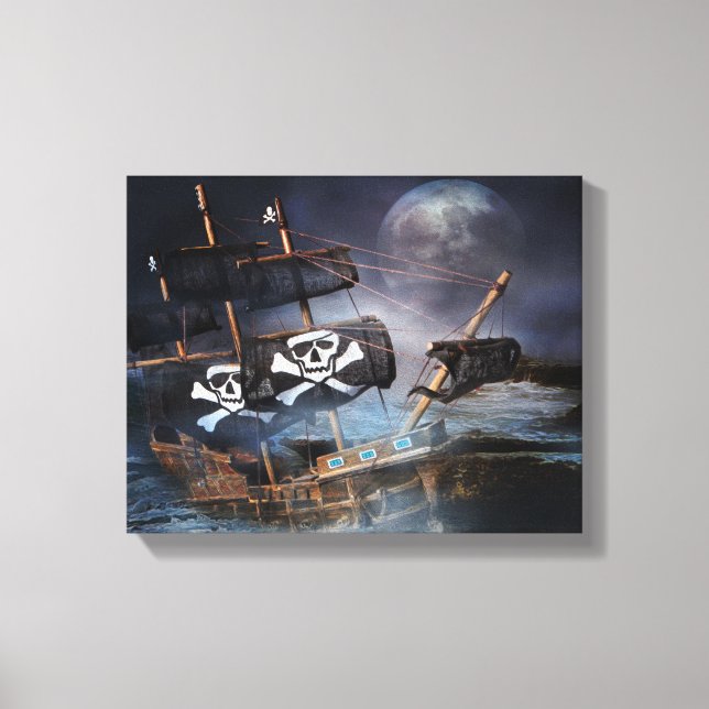 TOILE NAVIRE PIRATE GHOST (Recto)