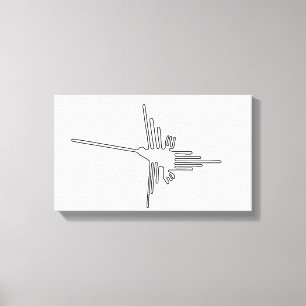 Toile Nazca Pérou oiseau ancien géoglyphe symbole mystèr
