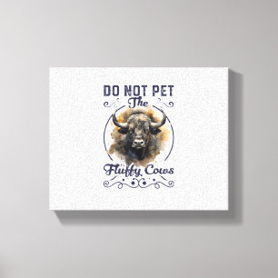 Toile Ne Pas Animer Les Vaches Fluffantes Bison Yellowst