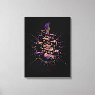 Toile Né pour être une rock star