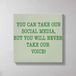 Toile Ne Prends Pas Notre Voix !