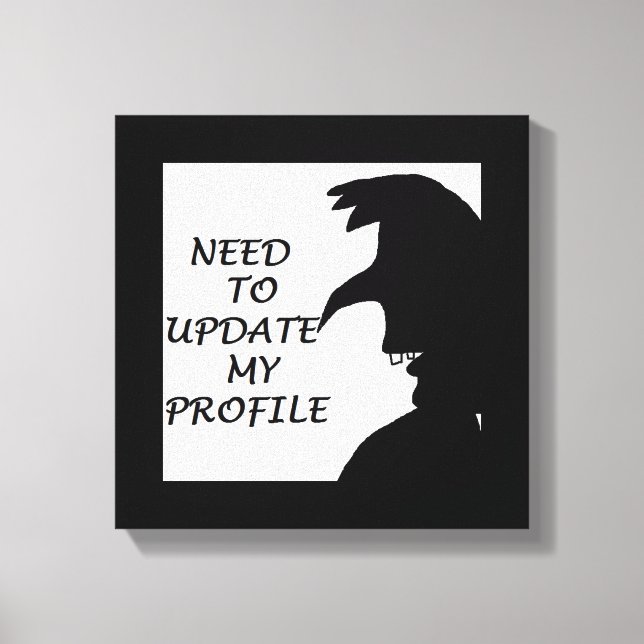 TOILE NÉCESSITÉ DE METTRE À JOUR MON PROFIL (Recto)