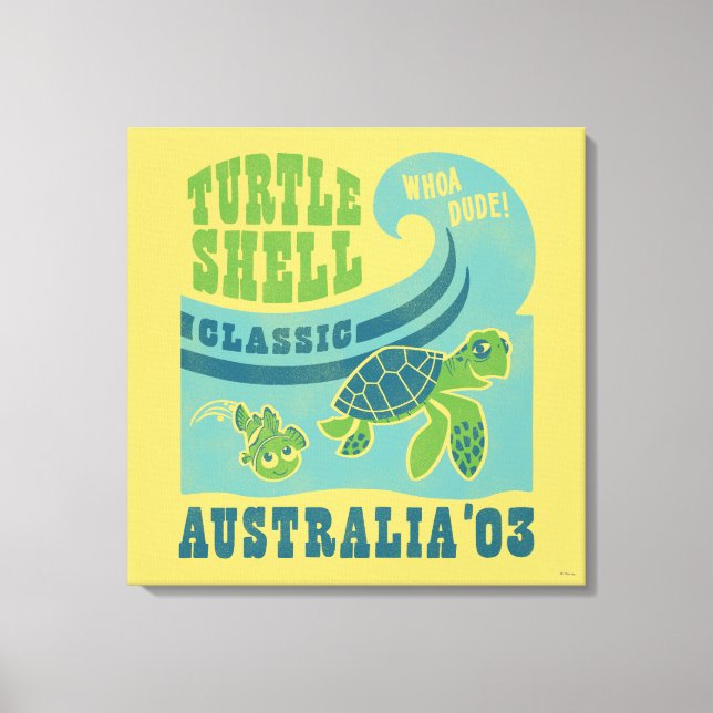 Toile Nemo et Crush - Australie '03 (Recto)