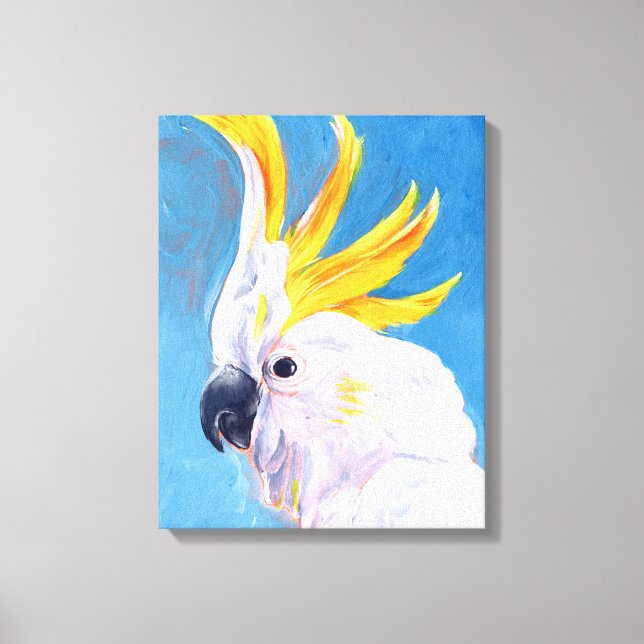 Toile Neon Mohawk - Cockatoo (Recto)