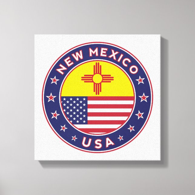 Toile New Mexique, USA States, New Mexique canvas, (Recto)