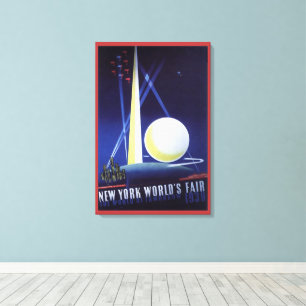 Toile New York City World's Fair en 1939, Vintage voyage