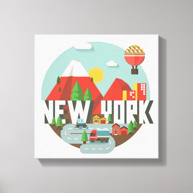 Toile New York en design (Recto)